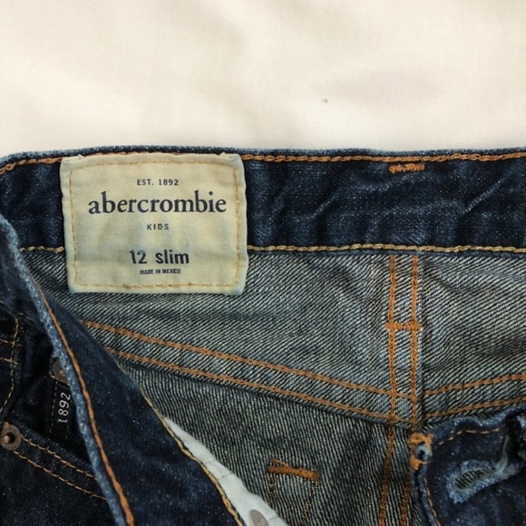 (12 SLIM) Abercrombie Kids Jeans - Picture 5 of 6